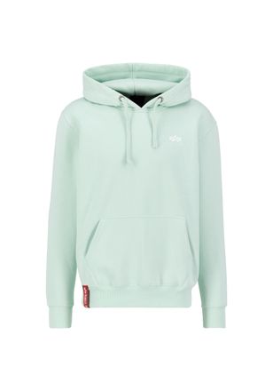 Alpha Industries Hoodie ALPHA INDUSTRIES Basic Hoodie SL, Herren, Gr. L, gr&uuml;n (mint), Obermaterial: 80% Baumwolle, 20% Polyester, regular fit, Sweatshirts Hoodie
