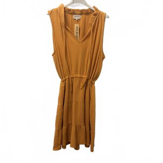 4Our Dreamers Womens Tiered Mini Dress In Mango