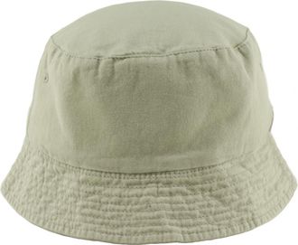 Tom Franks Mens Reversible Cotton Bucket Sun Hat in Stone, Size: Large-XL