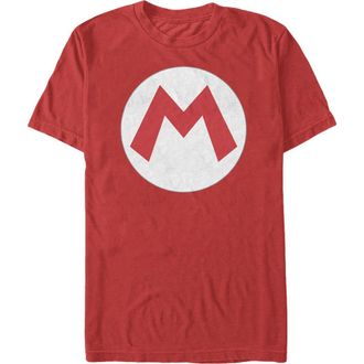 Nintendo Mens Nintendo Mario Circle Icon Graphic T-Shirt in Red at Nordstrom, Size Xxx-Large