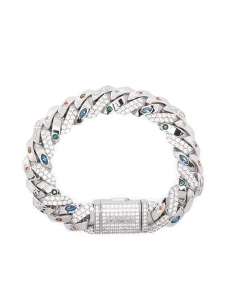 Darkai Bracciale con pav&eacute; - Argento