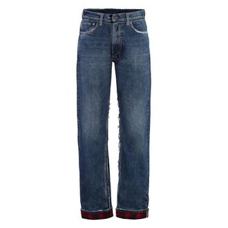 Maison Margiela Heren, Jeans, Blauw, Maat: W30 Katoen