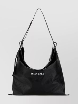 Balenciaga oversized leather shopping bag with slouchy silhouette