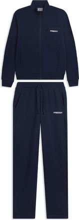 Freddy Tuta uomo zip e collo alto in cotone Interlock