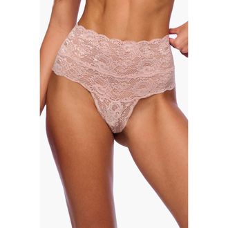 Cosabella Nsn High Waisted Thong in Mandorla at Nordstrom, Size Medium