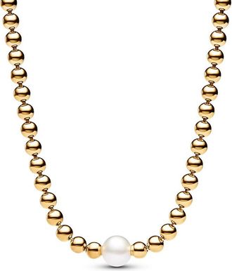 Pandora Treated Freshwater Cultured Pearl & Beads Collier Necklace