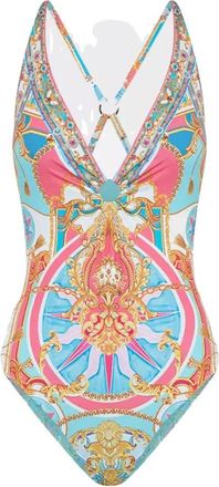 Camilla Dames, Badkleding, Veelkleurig, Maat: XS Zijde