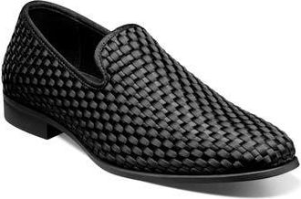 Stacy Adams Swenson Woven Loafer in Black at Nordstrom Rack, Size 7.5