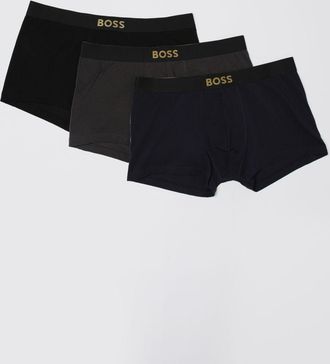 HUGO BOSS Boxer corti in cotone elasticizzato in confezione da tre Boss