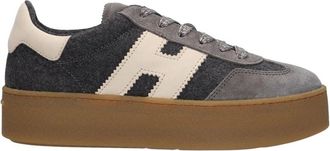 Hogan Exclusives Schoenen H698 Allacciato H - Dames - Sneakers - Grijs - 37 EU - Schoenen