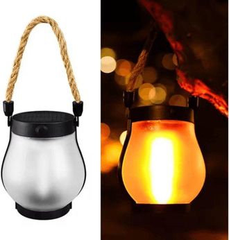 OEM Piezas Linterna Solar Efecto Llama, Linterna Tropical, Luz Decorativa Luz Carga Usb, Iluminaci&oacute;n Impermeable Linterna Efecto Llama Parpadeante