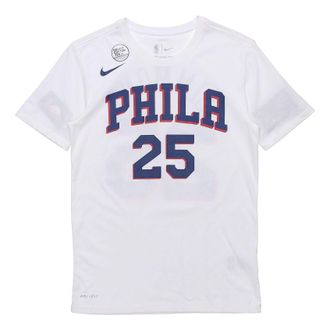 Nike NBA Mens Philadelphia 76ers Simmons No. 25 White 870801-103