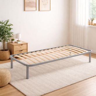 Talamo Italia Talamo Italia - Dmora - Somier Individual Dgrilli, Somier Ortop&eacute;dico De L&aacute;minas, 100% Made In Italy, 80x190h31 Cm