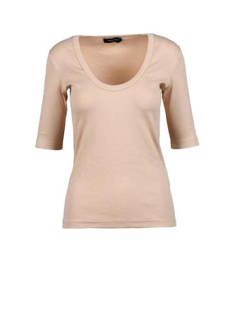 Fabiana Filippi Pink Cotton T-Shirt