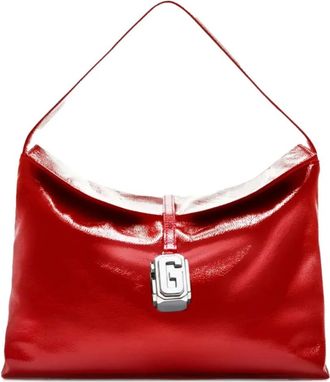 GCDS Borsa a spalla Mega Comma - Rosso