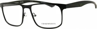 Emporio Armani Demo Square Mens Eyeglasses EA1163 3001 55