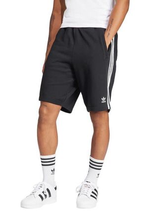 adidas Adicolor 3-Stripes Cotton French Terry Shorts in Black at Nordstrom, Size X-Large