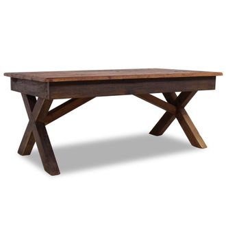 vidaXL Mesa De Centro Madera Reciclada Mixta 110x60x45 Cm Vidaxl