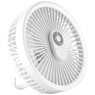 OEM Ventilador De Mesa Peque&ntilde;o, Recargable Por Usb, 3 Velocidades, Potente, Port&aacute;til, Ideal Para El Dormitorio Y El Hogar - Crezuo