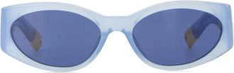 Jacquemus Occhiali da sole The Ovalo - Blu