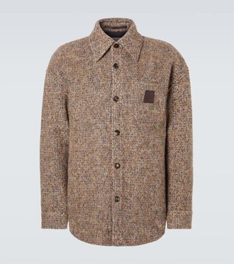 Loewe Anagram wool-blend overshirt