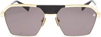 Balmain Bps 177 A Zonnebrillen - unisex - Zonnebrillen - Geel - 60 MM - Accessoires