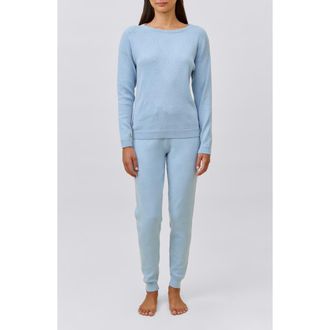 Papinelle Sleepwear Pointelle Pajamas in Winter Blue at Nordstrom Rack, Size Xx-Large