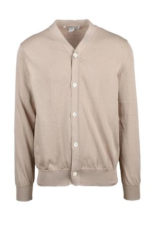 Comme Des Gar&ccedil;ons Cotton Blend Cardigan - Beige