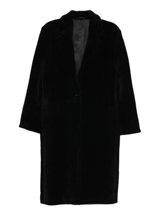 Toteme shearling coat - Black