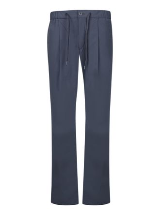 Herno Maestro Dark Blue Elegant Trousers