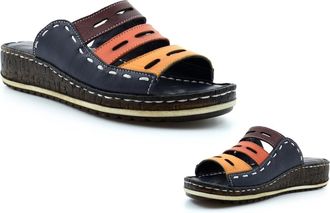 Generic Ladies Leather Sandals Ladies Mules Size 7 Womens Slip On Sandals Size 3 Womens Mules Slip On Sandal Lightweight Sandal Mule Wedge Wedges Wedge Heels 