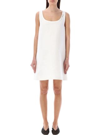Marni White Sleeveless Flared Dress