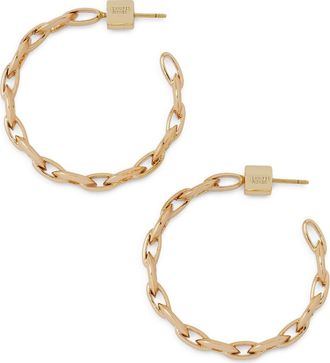 Jennifer Fisher Link Mini Hoop Earrings in Yellow Gold at Nordstrom