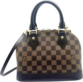 Louis Vuitton Pre-owned N41211 Handtas - Dames - Vintage Mini Tas - Bruin - ONE Size - Vintage