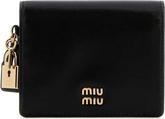 Miu Miu Black Leather Wallet