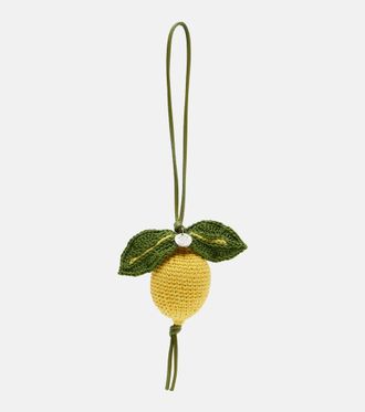 J.W.Anderson Lemon crochet bag charm