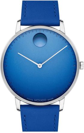 Movado Face Blue Dial Unisex Watch 3640136