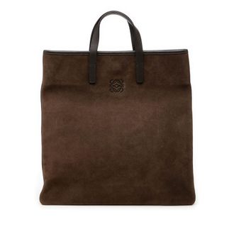 Loewe Pre-owned Loewe Suede Anagram Tote Ladies 060306