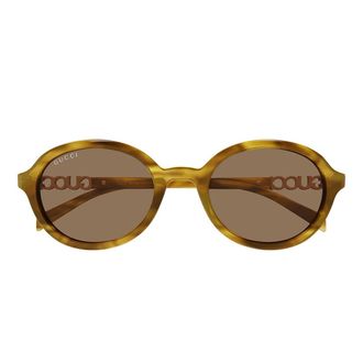 Gucci Sunglasses Gg2033 Sa 003 Brown Striped/Brown Women