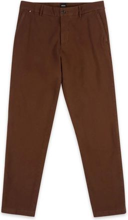 HUGO BOSS Chinos, male, Brown, 2XL, Khaki Chinos for Men