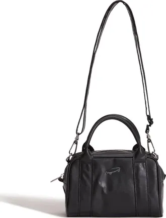 Vans borsa a spalla modello bowler nera-Nero