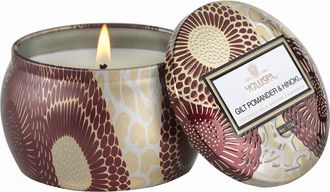 Voluspa Gilt Pomander & Hinoki Mini Tin Candle in Gilt Pom/hinoki at Nordstrom