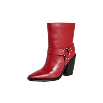 Rag & Bone Womens Rag & Bone Rio Western Ruby Red WFF22FF014PM14