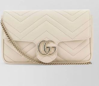 Gucci gg marmont small leather shoulder bag