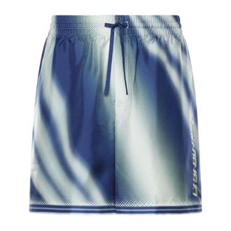 Casablanca Casual Shorts, male, Multicolor, Size: XL The Art of the Serve Shorts
