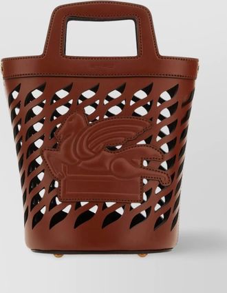 Etro arnica leather bucket bag