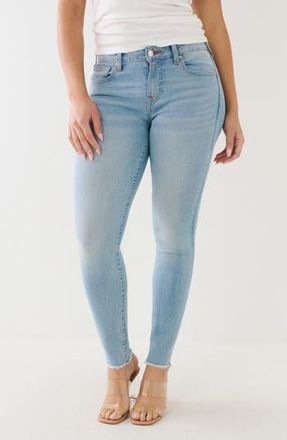 True Religion Jennie Mid Rise Skinny Jeans in Light Rainy Wash at Nordstrom Rack, Size 27