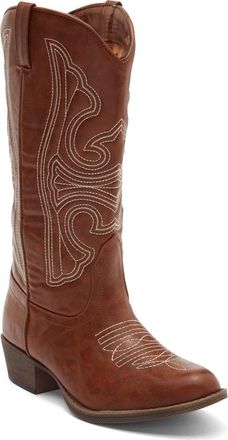 Matisse Footwear Legend Western Boot in Cognac Synthetic at Nordstrom Rack, Size 7.5