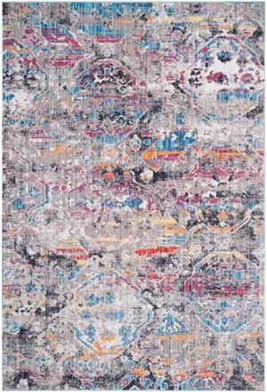 Safavieh Alfombra poli&eacute;ster grigio/blu 122 x 183 cm
