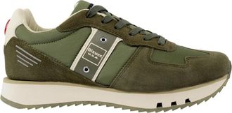 Blauer Military Jacket - Heren - Sneakers - Groen - 41 EU - Leer - Schoenen